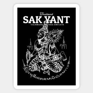 Vintage Tattoo Sak Yant Muay Thai Hermit Magnet